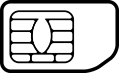 Phone Card Back Stencil Svg Design File, Free Vectors File